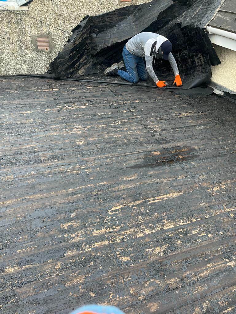 flat roofing kilmarnock before